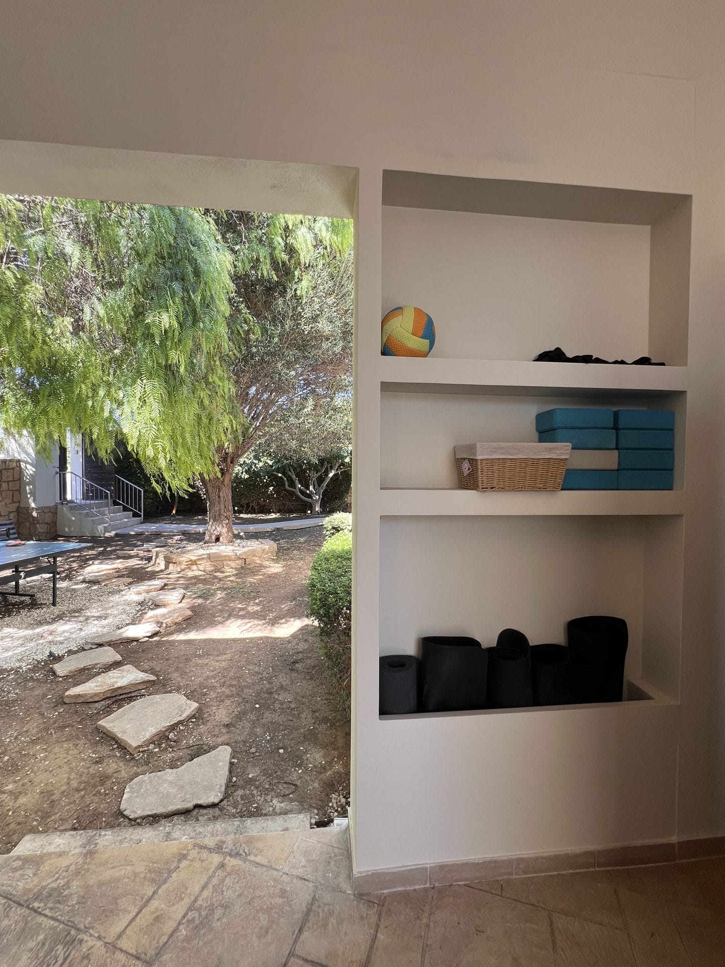 Villa Dior - 7 bedroom villa in Pissouri Bay, Limassol, Cyprus - secluded garden area with landscaped paths