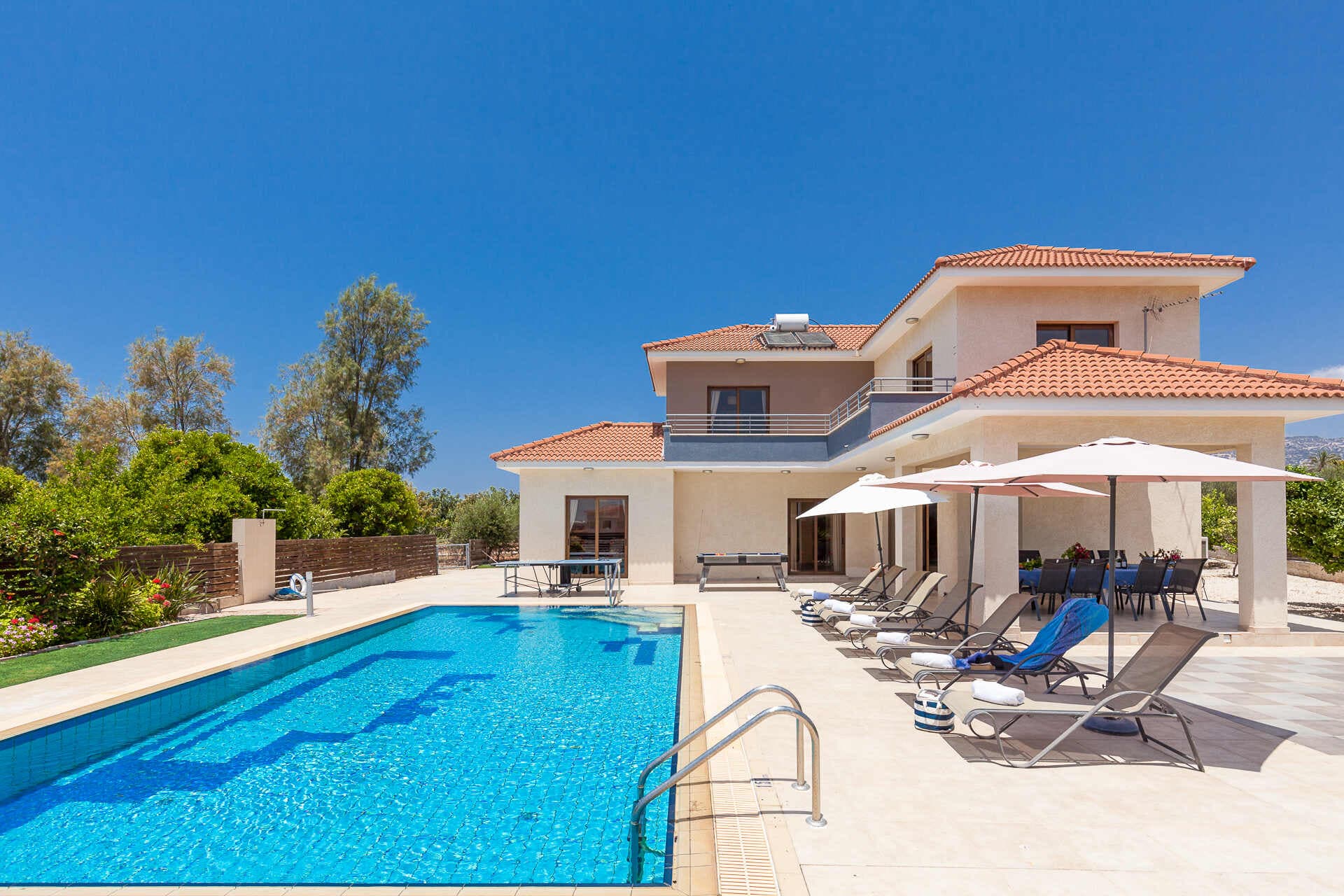 Villa Melanie - 4 bedroom villa in Coral Bay, Paphos, Cyprus - photo 2