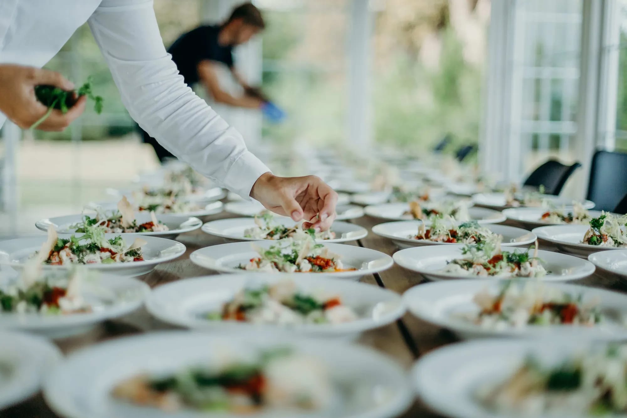 Γκουρμέ catering γάμου σε βίλα στην Κύπρο